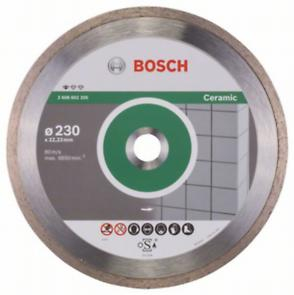BOSCH, Disc de tăiere Ceramic cu durată lungă de viață pentru polizor unghiular mare, alezaj 22,23 mm, 230 x 1,9 x 7 mm [1]