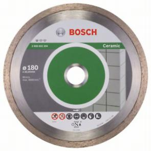 BOSCH, Disc de tăiere Ceramic Precision pentru polizor unghiular mare, alezaj 22,23 mm, 180 x 1,6 x 7 mm [1]