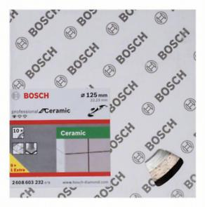 BOSCH, Disc de tăiere Ceramic Precision pentru polizor unghiular mic, alezaj 22,23 mm, 125 x 1,6 x 7 mm [cutie 10 bucăți] [3]