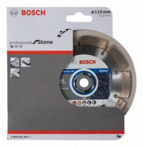 BOSCH, Disc de tăiere diamantat Standard for Stone pentru polizoare unghiulare mici, Ø 115-125 mm [2]