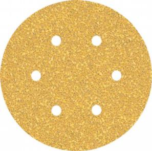 BOSCH EXPERT C470, Hârtie abrazivă cu 6 orificii, pentru șlefuitoare orbitale cu excentric, granulație 40-400 [cutie 5 bucăți] [1]