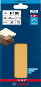 BOSCH EXPERT C470, Hârtie abrazivă cu 8 orificii, pentru șlefuitoare orbitale, dimensiuni foaie 80-93 mm [cutie 10 bucăți] [3]