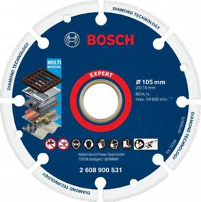 BOSCH EXPERT Diamond Metal Wheel, Disc de tăiere, pentru polizoare unghiulare mici, alezaj 16 mm, Ø 105 mm [1]