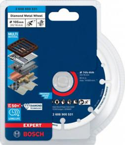 BOSCH EXPERT Diamond Metal Wheel, Disc de tăiere, pentru polizoare unghiulare mici, alezaj 16 mm, Ø 105 mm [4]