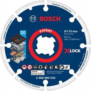 BOSCH EXPERT Diamond Metal Wheel, Disc de tăiere, pentru polizoare unghiulare mici, X-LOCK, Ø 115-125 mm [1]