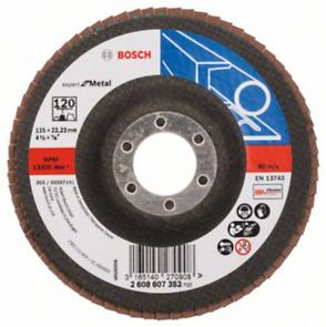 BOSCH EXPERT for Metal, Disc de șlefuire evantai X551, versiunea dreaptă, Ø 115-125 mm [1]