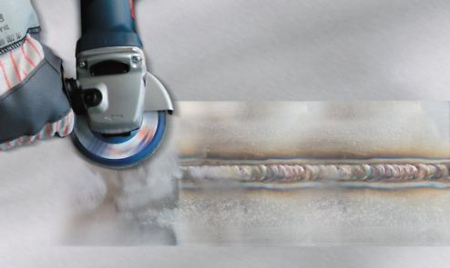 BOSCH EXPERT for Metal, Disc de șlefuire evantai X551, versiunea înclinată pentru polizoare unghiulare mici, Ø 115-125 mm [4]
