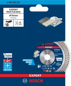 BOSCH EXPERT Hard Ceramic, Disc de tăiere diamantat, pentru mini-polizoare unghiulare, alezaj 10 mm, 76 x 1,9 x 10 mm [3]