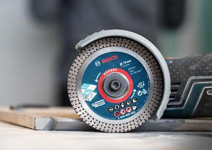 BOSCH EXPERT Hard Ceramic, Disc de tăiere diamantat, pentru mini-polizoare unghiulare, alezaj 10 mm, 76 x 1,9 x 10 mm [5]