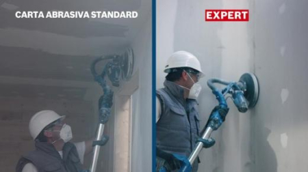 BOSCH EXPERT M480, Plasă de șlefuit, pentru șlefuitoare de plăci de gips-carton, granulație 80-400 [cutie 25 bucăți] [3]