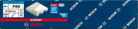 BOSCH EXPERT M480, Plasă de șlefuit, pentru șlefuitoare de plăci de gips-carton, granulație 80-400 [cutie 25 bucăți] [4]