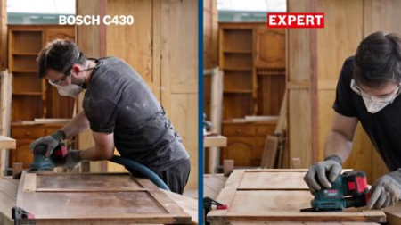 BOSCH EXPERT M480, Plasă de șlefuit, pentru șlefuitoare orbitale, granulație 80-240 [cutie 5 bucăți] [2]