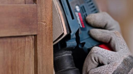 BOSCH EXPERT M480, Plasă de șlefuit, pentru șlefuitoare delta, granulație 80-400 [cutie 5 bucăți] [3]