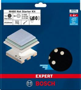 BOSCH EXPERT M480, Set de plase de șlefuit pentru șlefuitoare Drywall, Ø 225 mm [3]