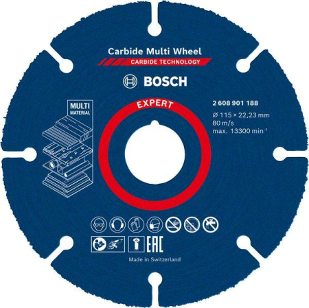 SCULE & MATERIALE - BOSCH EXPERT Multi Material, Disc de tăiere cu carbură pentru polizoare unghiulare mici, Ø 115-125 mm