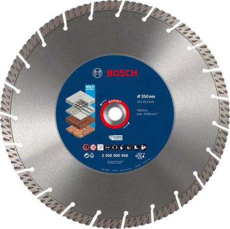 SCULE & MATERIALE - BOSCH EXPERT Multi Material, Disc de tăiere diamantat, pentru fierăstraie circulare de banc, Ø 350-450 mm