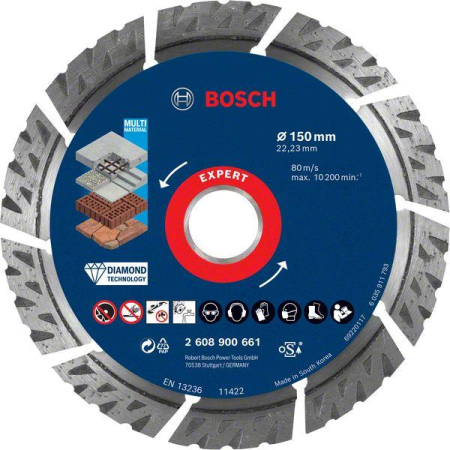 SCULE & MATERIALE - BOSCH EXPERT Multi Material, Disc de tăiere diamantat, pentru polizoare unghiulare mari, Ø 150-230 mm
