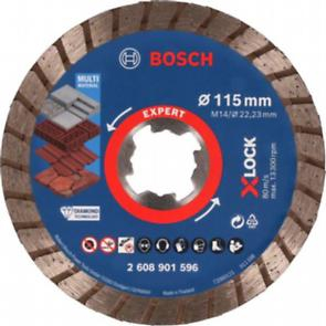 BOSCH EXPERT Multi Material Turbo, Disc de tăiere diamantat, X-LOCK, Ø 115-125 mm [1]