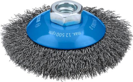 BOSCH, Perie conică Metal Clean pentru polizoare unghiulare mari cu alezaj M14, 100 x 0,5 mm, M14 [1]