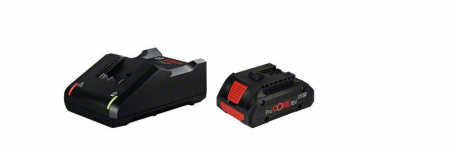 Acumulatori și încărcătoare - BOSCH PRO 1 x ProCORE18V 4.0Ah + GAL 18V-40, Starter Set, 18,0 V