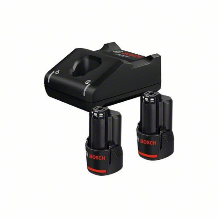 BOSCH PRO 2 x GBA 12V 3.0Ah + GAL 12V-40, Starter Set, 12,0 V [1]