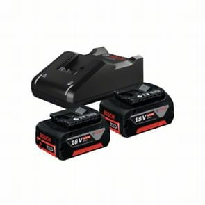 BOSCH PRO 2 x GBA 18V 4.0Ah + GAL 18V-40, Starter Set, 18,0 V [2]