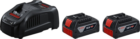Acumulatori și încărcătoare - BOSCH PRO 2 x GBA 18V 5.0Ah + GAL 1880 CV, Starter Set, 18,0 V