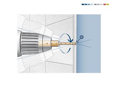 BOSCH PRO Ceramic, Carotă pentru găurire uscată, pentru polizoare unghiulare mici, alezaj 14, Ø 8-68 mm [3]