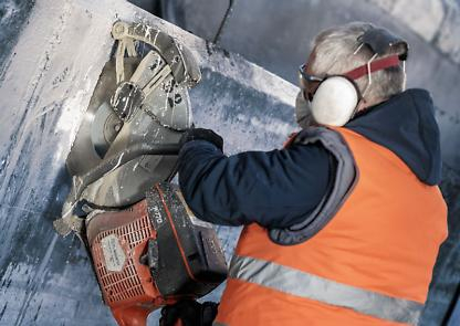 BOSCH PRO Concrete, Disc de tăiere diamantat, pentru fierăstraie de banc și fierăstraie pe benzină, alezaj 25,4 mm, Ø 350-450 mm [5]