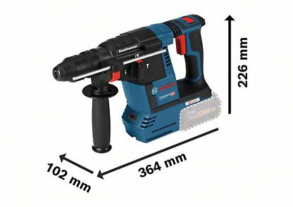 BOSCH PRO GBH 18V-26F + GDE, Ciocan rotopercutor cu acumulator cu SDS plus, 18,0 V, 5,5 Ah [3]