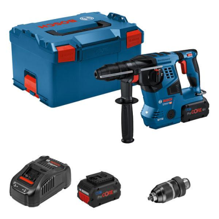 SCULE & MATERIALE - BOSCH PRO GBH 18V-28 CF, Ciocan rotopercutor cu acumulator cu SDS plus, 18,0 V
