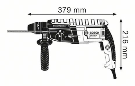 BOSCH PRO GBH 2-28, Ciocan rotopercutor cu SDS plus, 880 W [3]