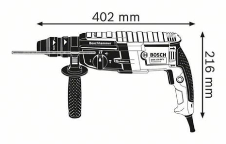 BOSCH PRO GBH 2-28 F, Ciocan rotopercutor cu SDS plus, 880 W [3]