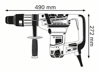 BOSCH PRO GBH 5-40 D, Ciocan rotopercutor cu SDS max, 1.100 W [5]