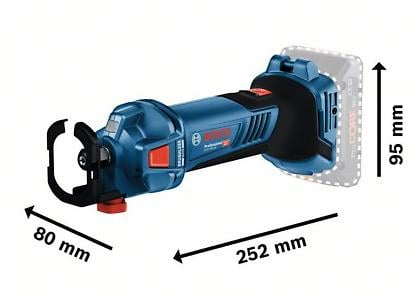 BOSCH PRO GCU 18V-30, Mașină de frezat pentru perete din gips-carton, fără cablu de alimentare [4]