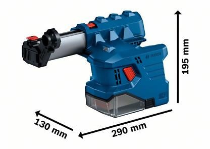 BOSCH PRO GDE 12, Aspirator integrat [3]