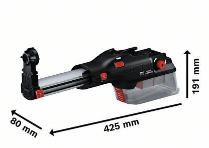 BOSCH PRO GDE 28 D, Aspirator integrat [3]