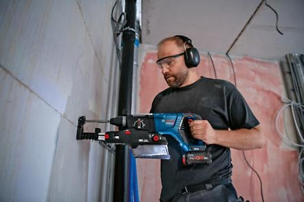 BOSCH PRO GDE 28 D, Aspirator integrat [4]