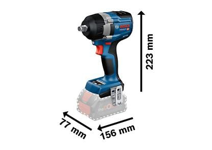 BOSCH PRO GDS 18V-750 C, Mașină de înfiletat/desfiletat cu impact cu acumulator/cheie, 18,0 V [2]