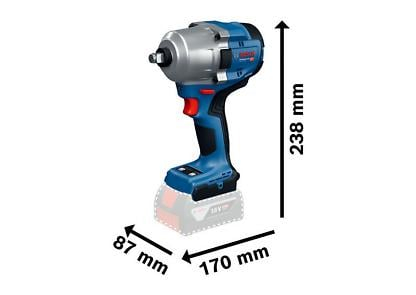 BOSCH PRO GDS 18V-780, Mașină de înfiletat/desfiletat cu impact cu acumulator/cheie, 18,0 V [3]