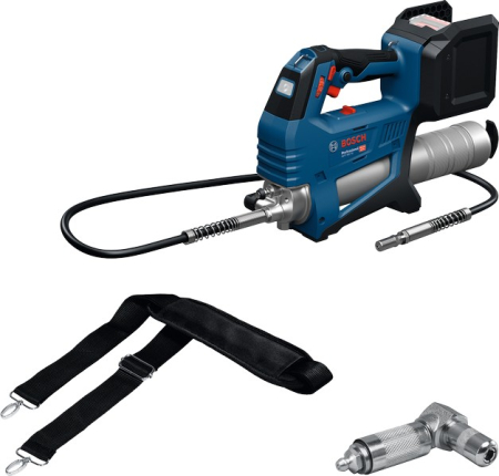 Acumulatori și încărcătoare - BOSCH PRO GFP 18V-10, Pistolul de gresat cu acumulator