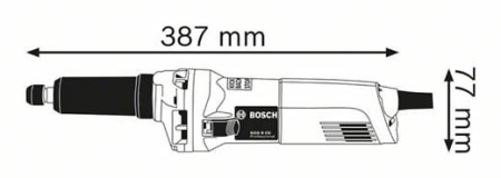 BOSCH PRO GGS 8 CE, Polizor drept, 750 W [3]