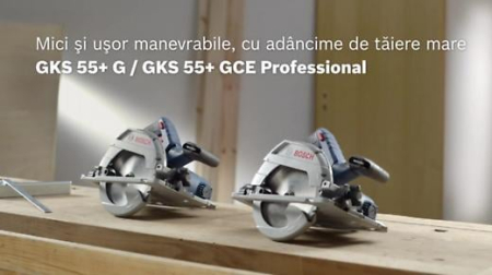 BOSCH PRO GKS 55+ GCE, Ferăstrău circular, 1.350 W, 165 mm [3]