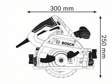 BOSCH PRO GKS 55+ GCE, Ferăstrău circular, 1.350 W, 165 mm [4]