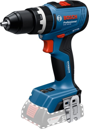 Mașini de găurit și înșurubat - BOSCH PRO GSB 18V-65, Mașină de găurit/înșurubat cu impact cu acumulator