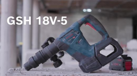 BOSCH PRO GSH 18V-5, Ciocan demolator cu acumulator, cu SDS max, 18,0 V [3]