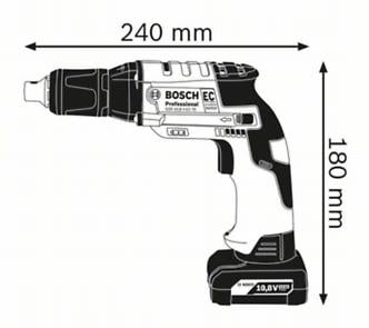 BOSCH PRO GTB 12V-11, Șurubelniță cu acumulator pentru gips-carton, 12,0 V [6]