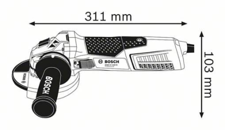 BOSCH PRO GWS 19-125 CIE, Polizor unghiular, 1.900 W, 125 mm [3]