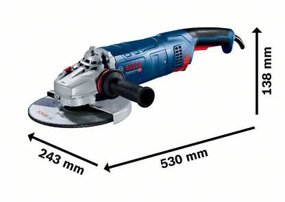 BOSCH PRO GWS 24-230 JZ, Polizor unghiular, 2.400 W, 230 mm [5]
