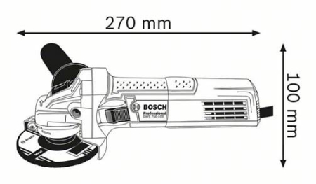 BOSCH PRO GWS 750, Polizor unghiular, 750 W, 115 mm [5]